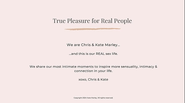 Couple’s Loving Pussy Massage and Sensual Missionary – Kate Marley