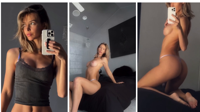 Rachel Cook Fully Nude Striptease Video