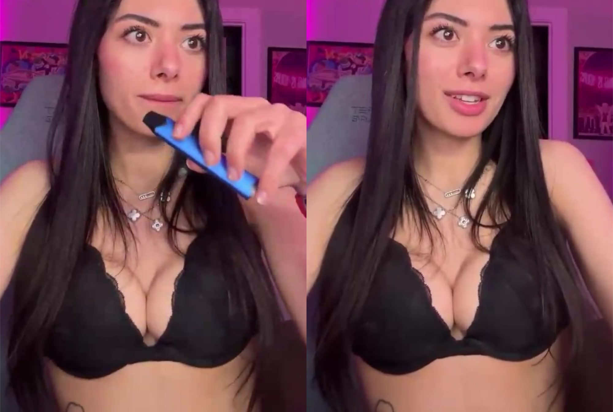 OliveOilRun Black Bikini Naked Big Tits Video